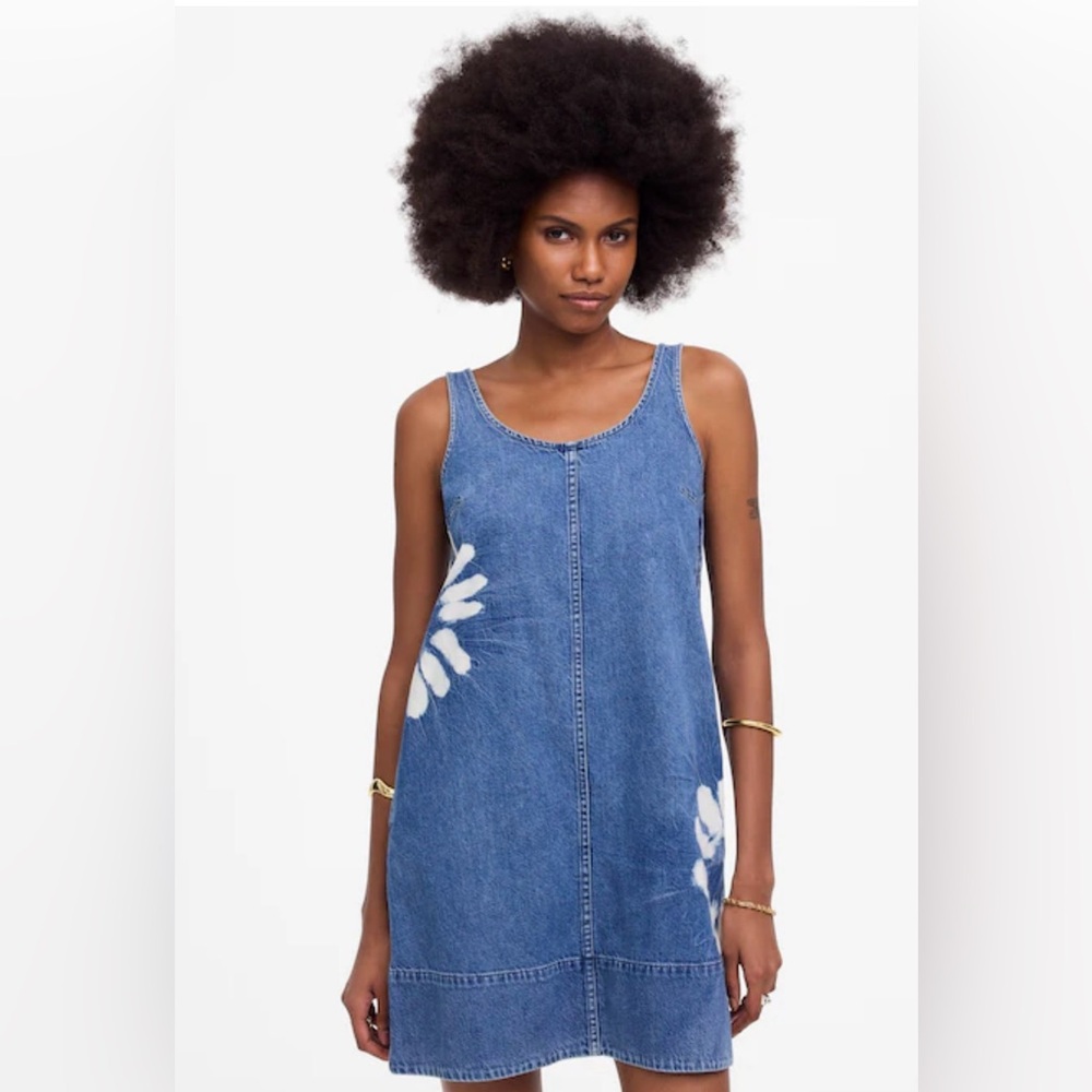 Madewell Shibori Denim Dress